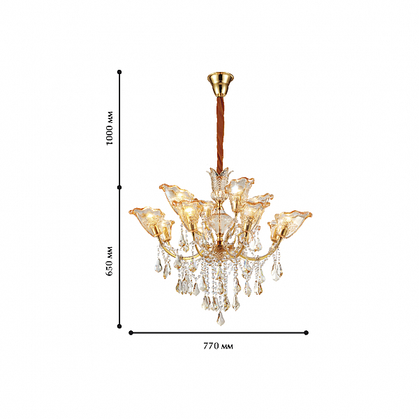 Подвесная люстра Favourite Lotos 1943-12P