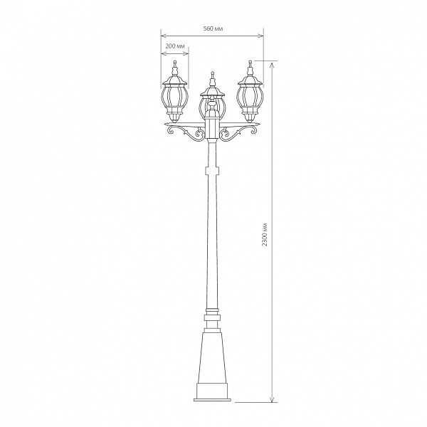 Elektrostandart NLG99HL005 NLG99HL005 черное золото нов. уп.