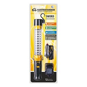 Фонарик Elektrostandard FLT16-39-2W 39led BK Черный (Sword)