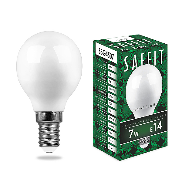 Светодиодная лампа Saffit SBG4507 55034