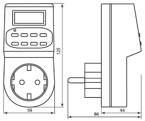 Розетка Feron TM22 23205