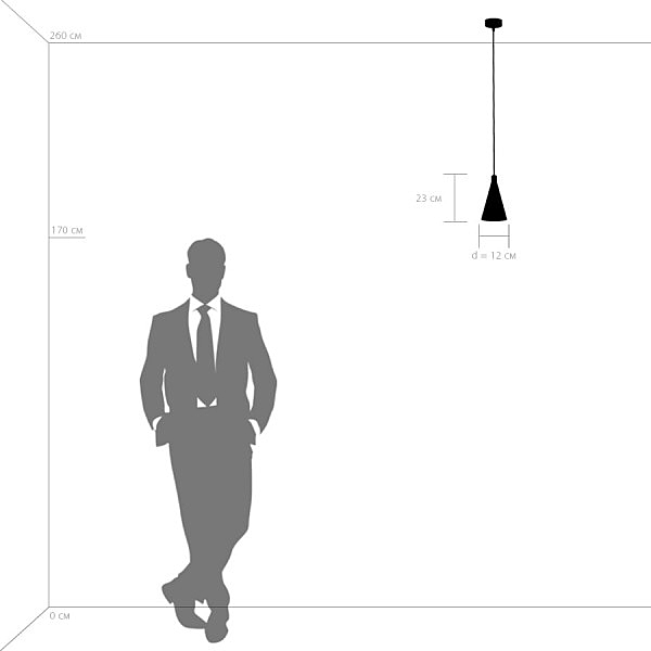 Светильник подвесной Lightstar Cone 757016
