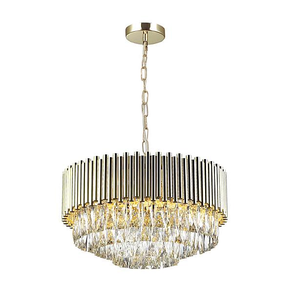 Подвесная хрустальная люстра Pallada Odeon Light 4120/9