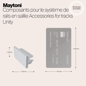 Заглушка для шинопровода Maytoni Accessories for tracks TRA001EC-11W