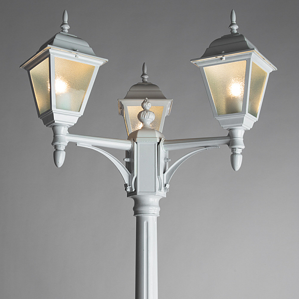 Столб фонарный уличный Arte Lamp BREMEN A1017PA-3WH