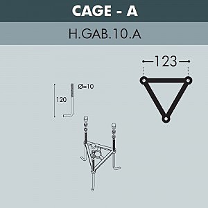 Уличный наземный светильник Fumagalli Rut E26.162.000.WYF1R