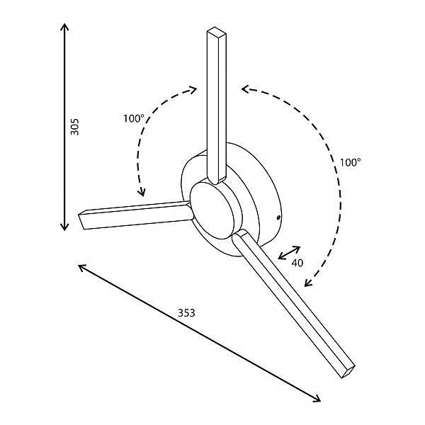 Настенное бра Elektrostandart 1665 TECHNO LED LEVER белый