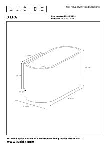 Настенное бра Lucide Xera 23254/01/30