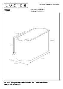Настенное бра Lucide Xera 23254/01/31