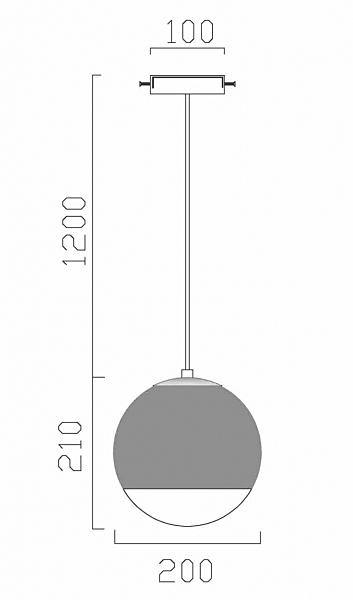 Светильник подвесной Vele Luce Terra VL2151P01