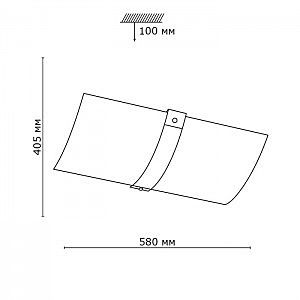 Настенно потолочный светильник Sonex DECO 6210