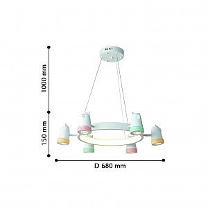 Подвесная люстра Favourite Taddy bears 2449-6P