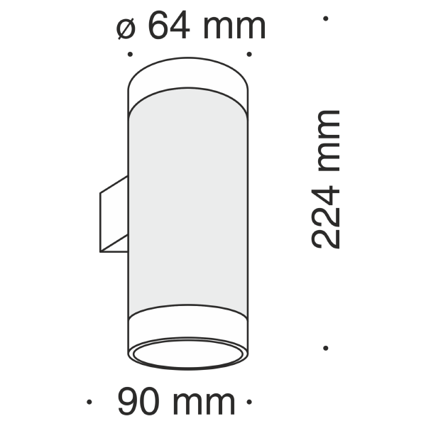 Настенный светильник Maytoni Dafne C027WL-L10B