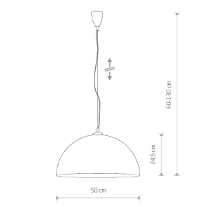 Светильник подвесной Nowodvorski Hemisphere 4856
