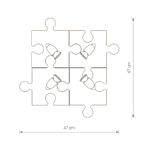 Светильник спот Nowodvorski Puzzle 6382