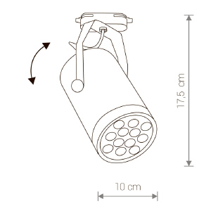 Трековый светильник Nowodvorski Store Led 6826