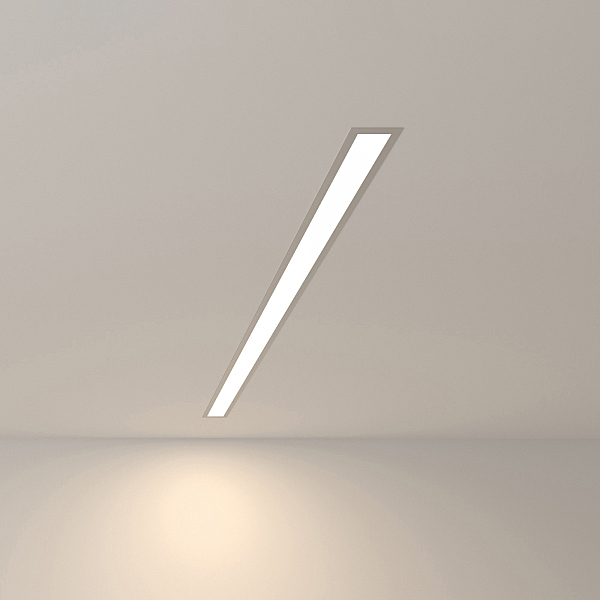 Встраиваемый светильник Elektrostandard Линейный светодиодный встраиваемый светильник 103см 20W 4200K матовое серебро (101-300-103)