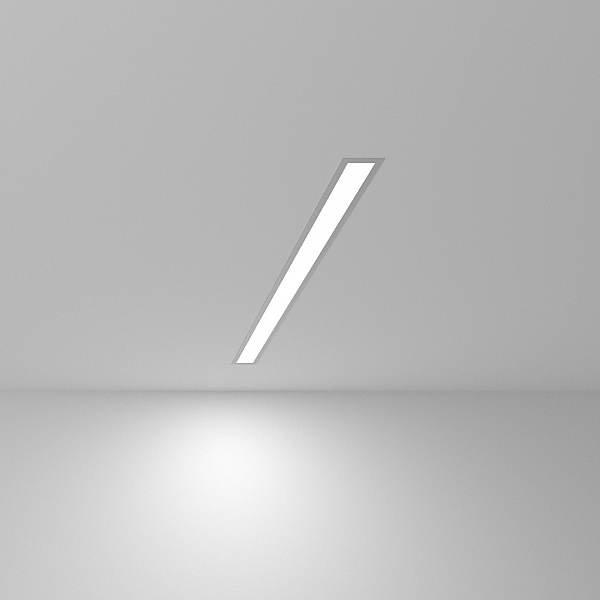 Встраиваемый светильник Elektrostandard Линейный светодиодный встраиваемый светильник 78см 15W 6500K матовое серебро (101-300-78)
