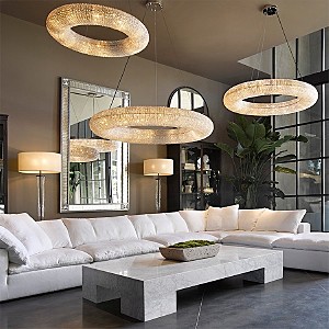 Подвесная хрустальная люстра Crystal Halo L'Arte Luce Luxury L27812