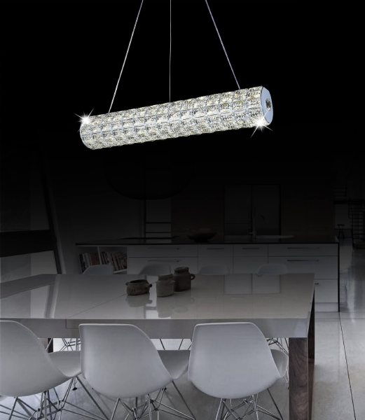 Подвесная хрустальная люстра  Lumina Deco DDP 630-800