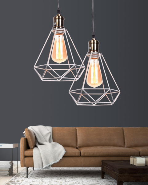 Светильник подвесной Lumina Deco Cobi LDP 11609-1 WT