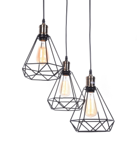 Светильник подвесной Lumina Deco Cobi LDP 11609-3 BK