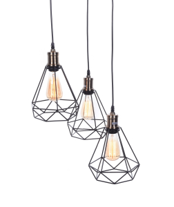 Светильник подвесной Lumina Deco Cobi LDP 11609-3 BK