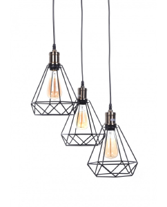 Светильник подвесной Lumina Deco Cobi LDP 11609-3 BK