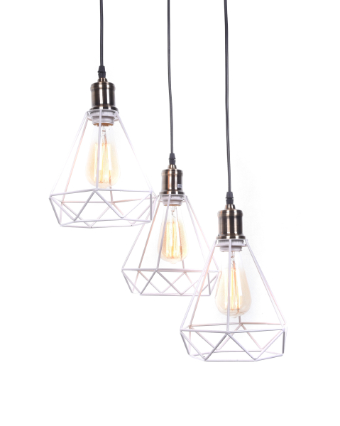 Светильник подвесной Lumina Deco Cobi LDP 11609-3 WT