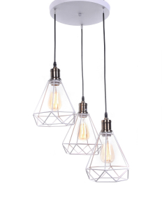 Светильник подвесной Lumina Deco Cobi LDP 11609-3 WT