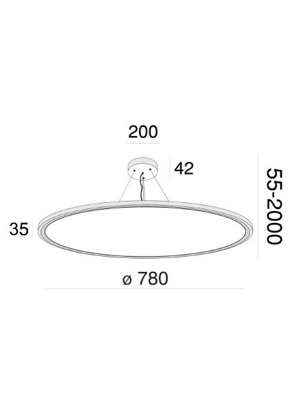 Подвесная люстра Maytoni Cosmos MOD057PL-L78W4K