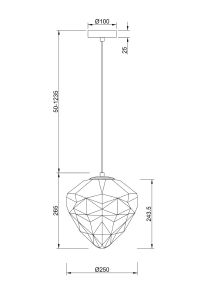 Светильник подвесной Maytoni Globo P053PL-01GR