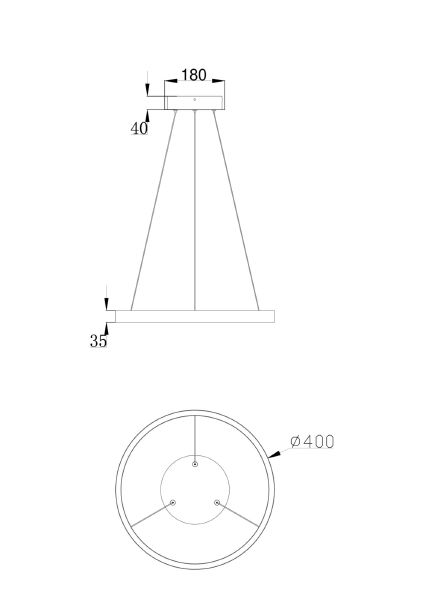 Подвесная люстра Maytoni Rim MOD058PL-L22BS4K