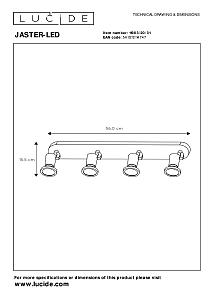 Светильник спот Lucide Jaster-Led 11903/20/31