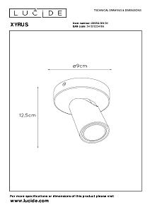 Светильник спот Lucide Xyrus 23954/06/31
