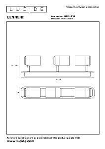 Светильник спот Lucide Lennert 26957/15/30