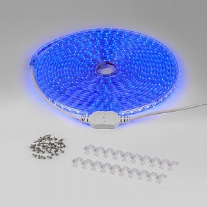 LED лента Elektrostandard Набор лента светодиодная 220V 4,4W 60Led 3528 IP65 синий, 10 м (LSTR001 220V 4,4W IP65)