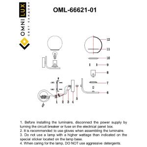 Настенное бра Omnilux Avetrana OML-66621-01