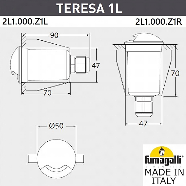 Уличный встраиваемый Fumagalli Teresa 2L1.000.000.AXZ1L