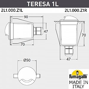 Уличный встраиваемый Fumagalli Teresa 2L1.000.000.AXZ1L