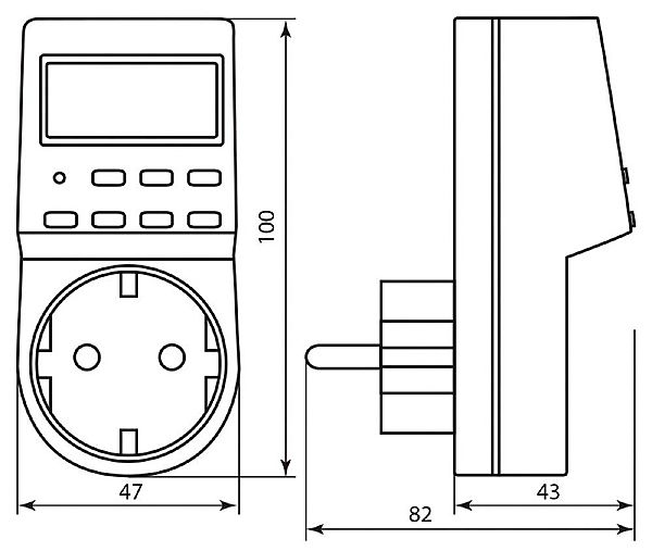 Розетка Feron TM24 23257