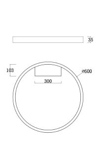 Потолочный LED светильник Maytoni Rim MOD058CL-L35W4K