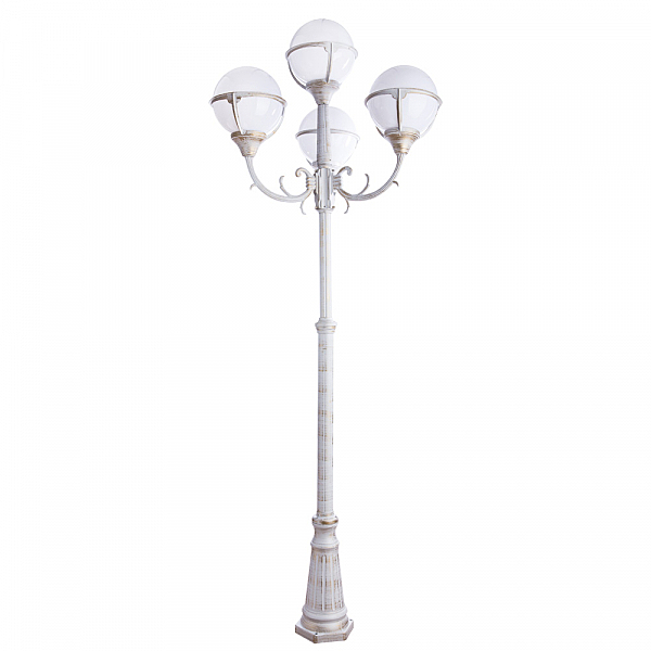 Столб фонарный уличный Arte Lamp MONACO A1497PA-4WG