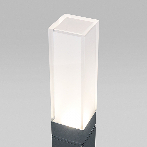 Уличный наземный светильник Elektrostandard 1537 TECHNO LED серый