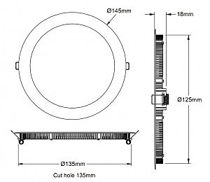 Встраиваемый светильник Deko-Light LED Panel 8 565083