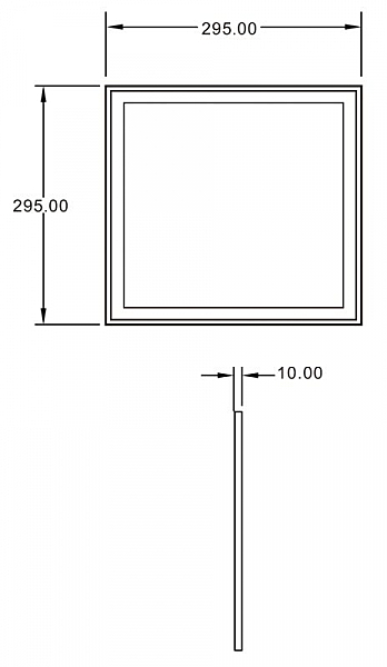 Встраиваемый светильник Deko-Light LED Panel 4K SMALL 565221