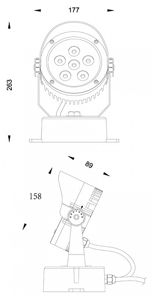 Прожектор уличный Deko-Light Power Spot 730293