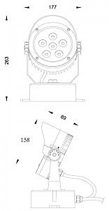 Прожектор уличный Deko-Light Power Spot 730293