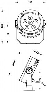 Прожектор уличный Deko-Light Power Spot 730295