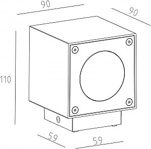 Уличный настенный светильник Deko-Light Cubodo 730380